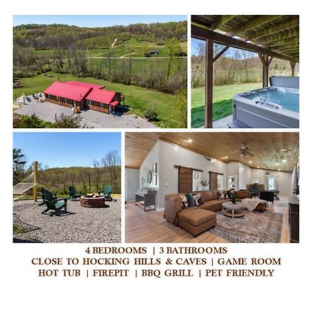 Spacious Cabin Near Hocking Hills And Caves With Hot Tub And Firepit Laurelville Luaran gambar
