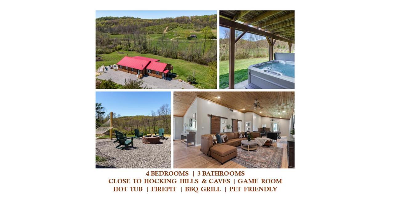 Spacious Cabin Near Hocking Hills And Caves With Hot Tub And Firepit Laurelville Luaran gambar